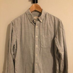 Club Monaco Grey Slim Fit Check Shirt, S